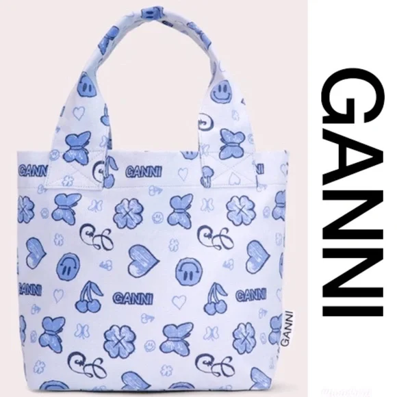Ganni | Bags | Ganni Organic Cotton Large Tote | Poshmark